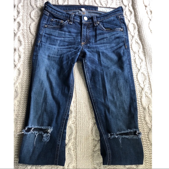 Rag & bone Skinny in “HAMPSTD”  W Holes - Picture 2 of 7